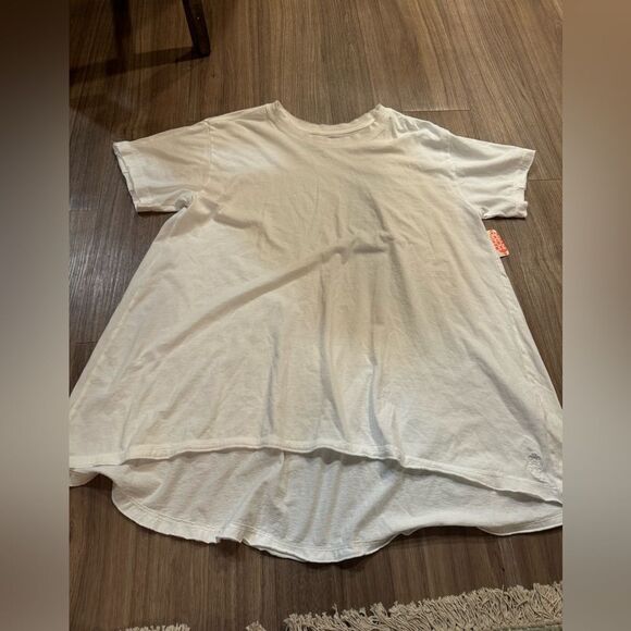 NWT Free People Movement Women's Leg Day Tee | Small | white - Picture 4 of 8